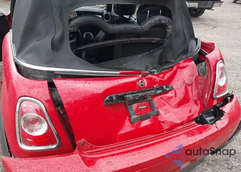 2011 Mini Cooper из США, поврежденный, VIN WMWZN3C59BTZ89447